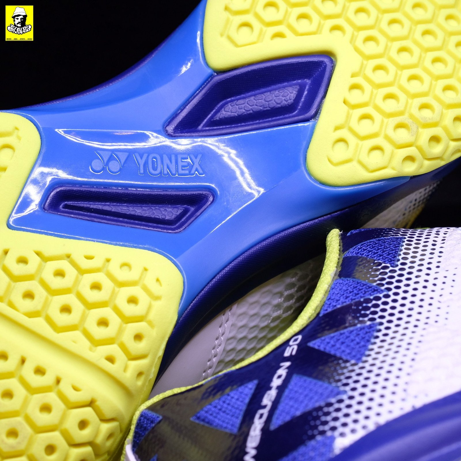 SHB Power cushion 50 Blue/Yellow/White